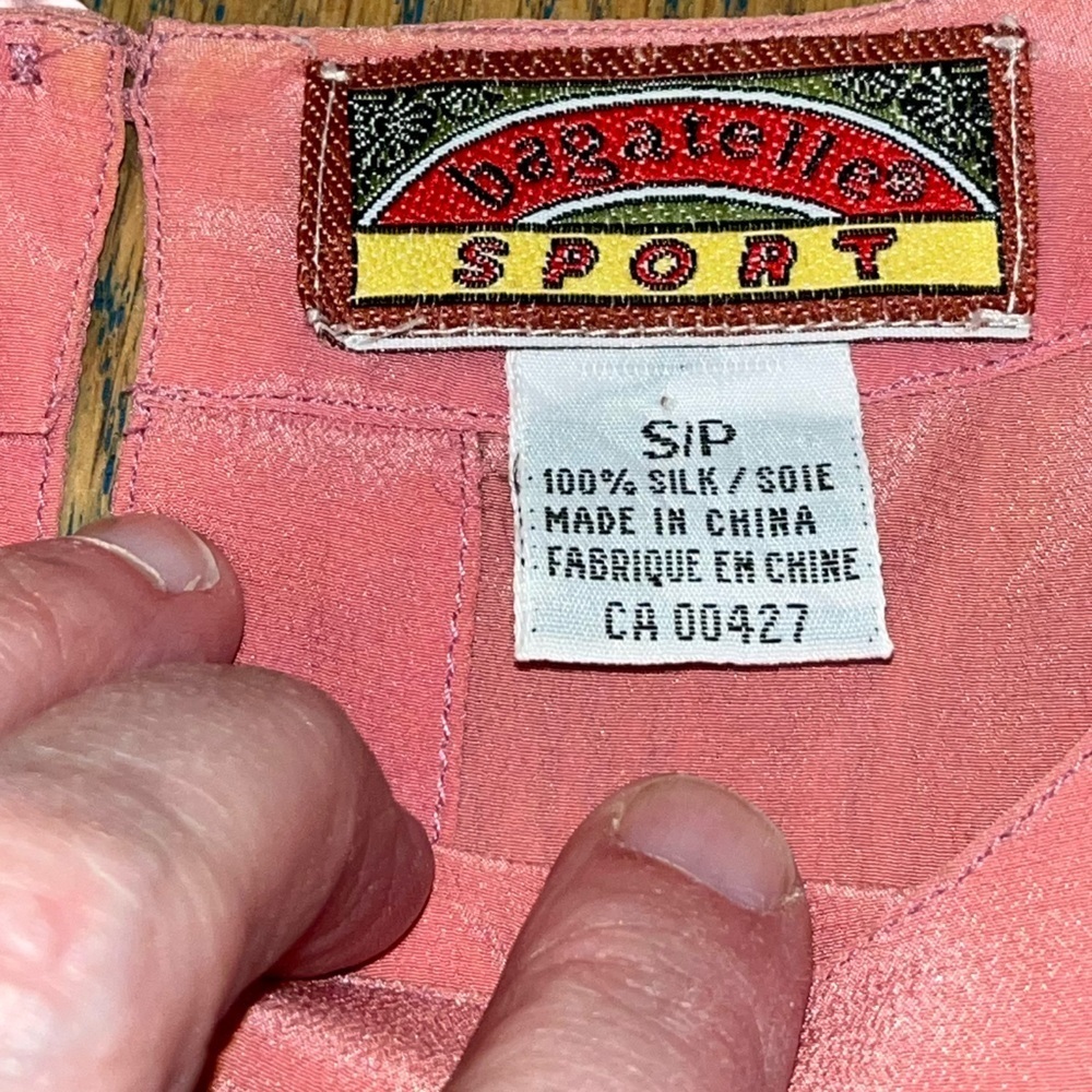 BAGATELLE SPORT Pink Short Sleeve Top – Size S - Picture 3 of 7